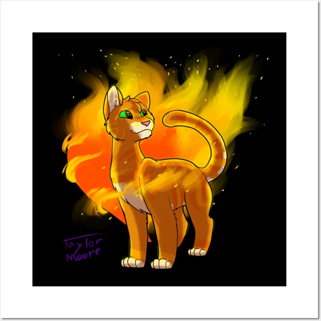 Fireheart Wall Art by TangletallonMeow